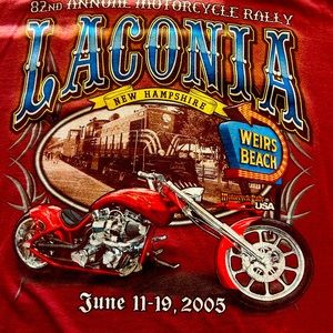 Laconia 2005 Bike Week tee shirt XXL